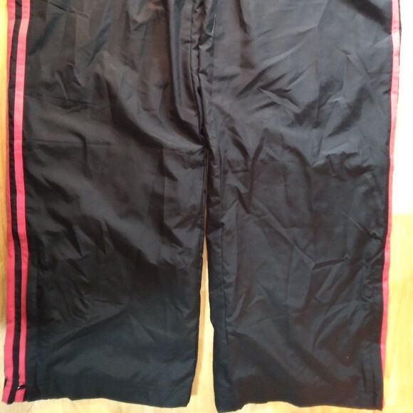 NWT Adidas 3 Stripe Wind Pants Joggers Regular Fresh Pink - Picture 7 of 11